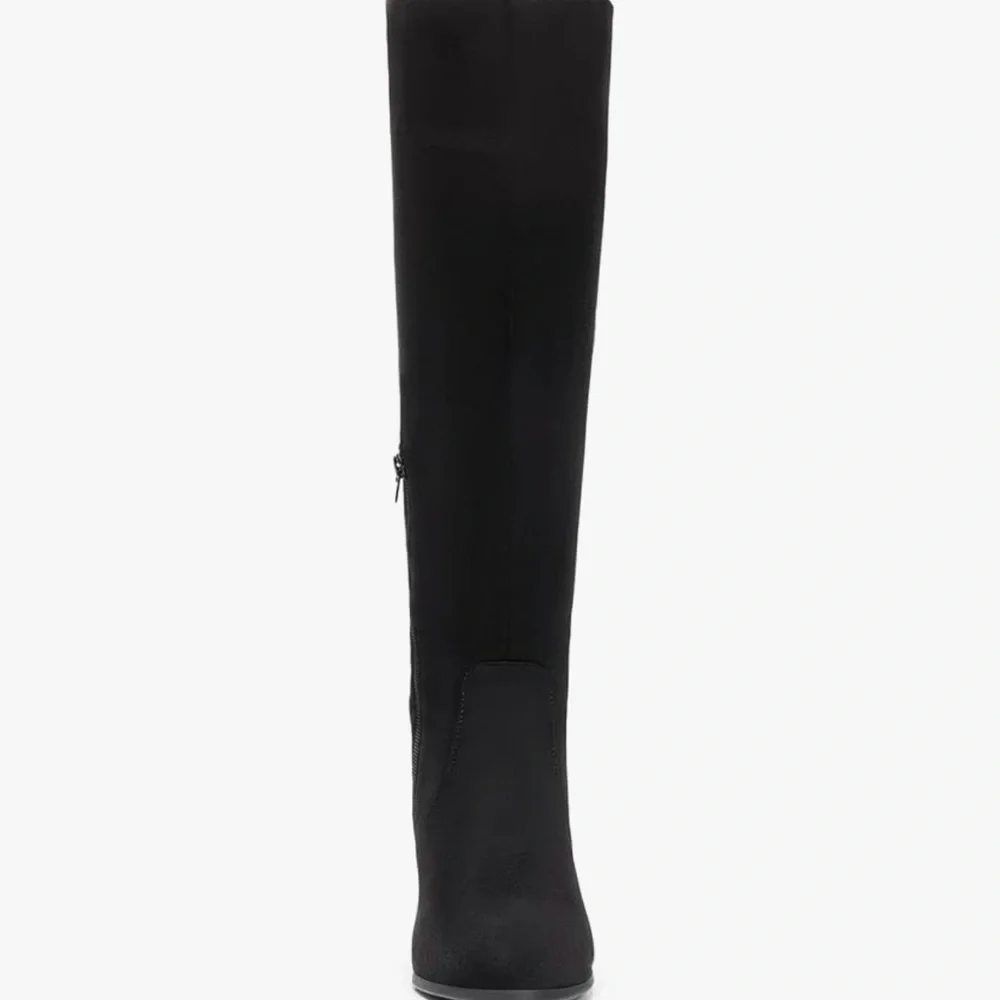 Elegant Black Knee-High‎ Women's Boots